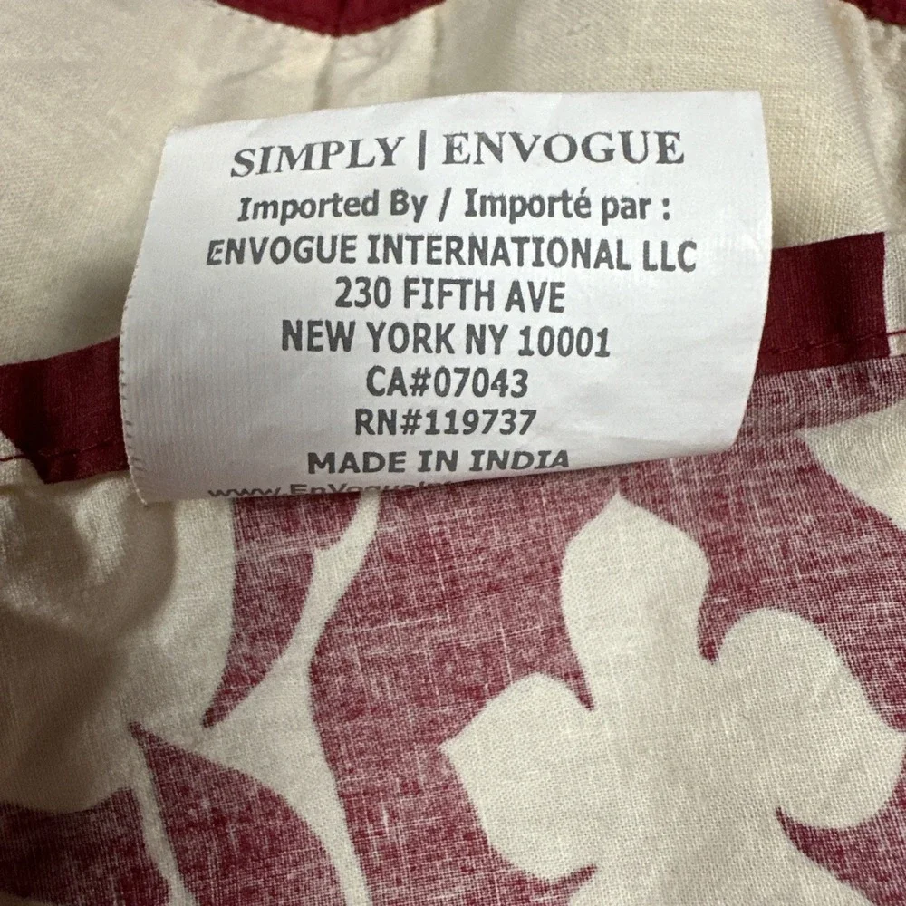 Simply EnVogue Floral Ruffle Apron Cottagecore Hostess Retro Kitchen 100% Cotton
